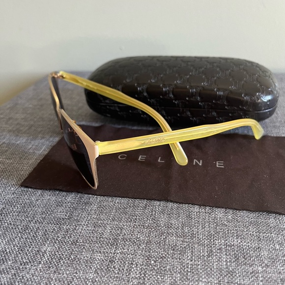 Celine Beige and Black Sunglasses - Picture 2 of 4